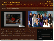 Tablet Screenshot of davesndelmont.com